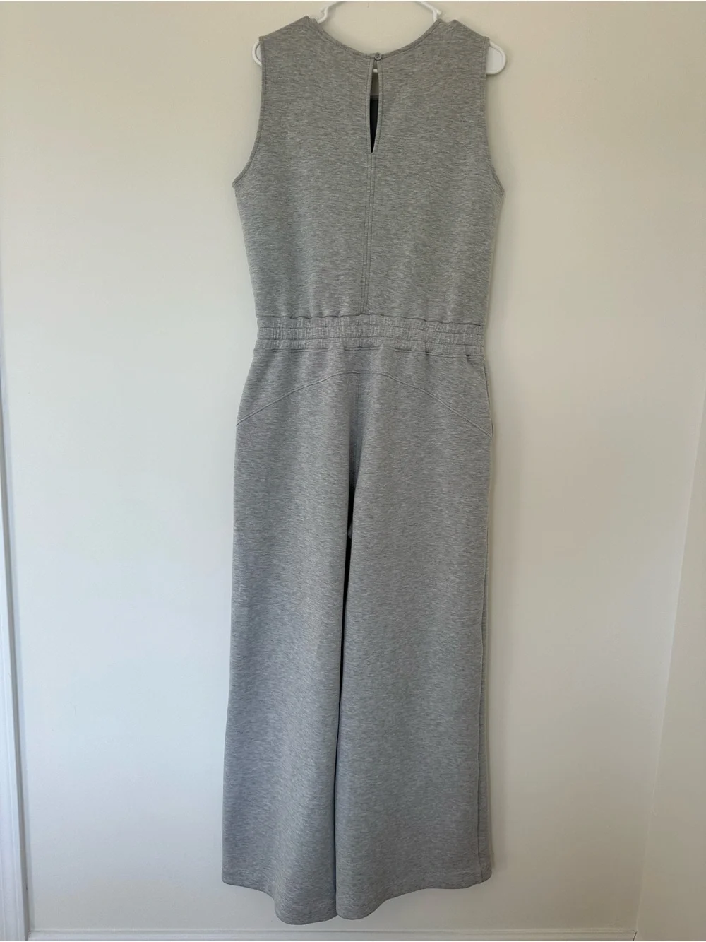 SPANX Air Essentials XL Sleeveless Wide-Leg Jumpsuit - Picture 7 of 8
